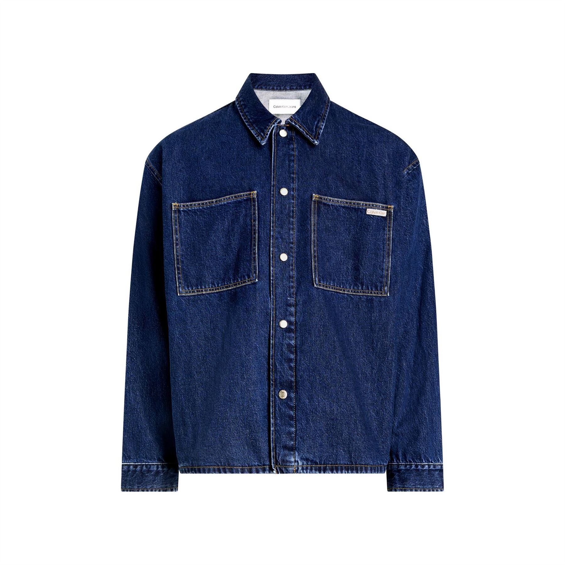 Calvin Klein Jeans Denim Jacket with Front Pocket