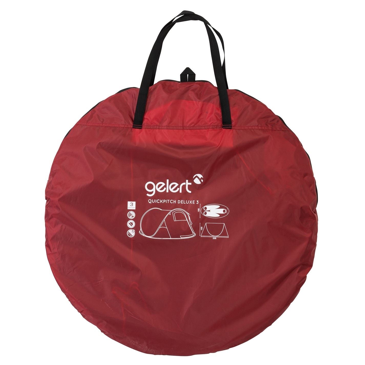 Gelert 3 Person Pop Up Tent