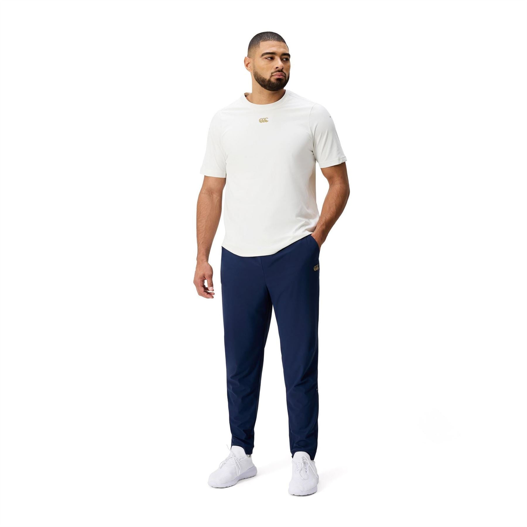 Canterbury Everest Solid Patterned Slim Track Pants