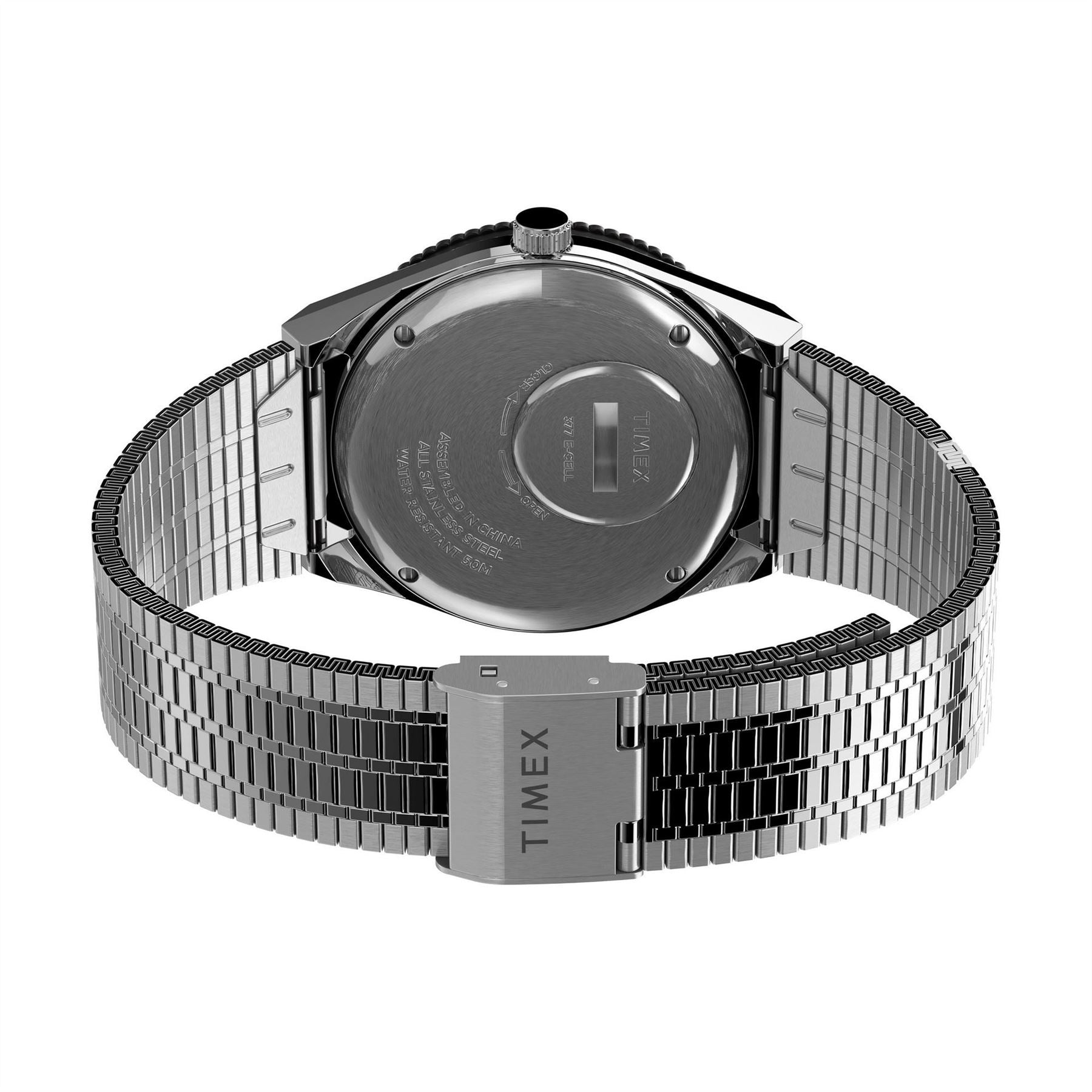Timex Q Diver Steel Bracelet Analogue Dive Watch