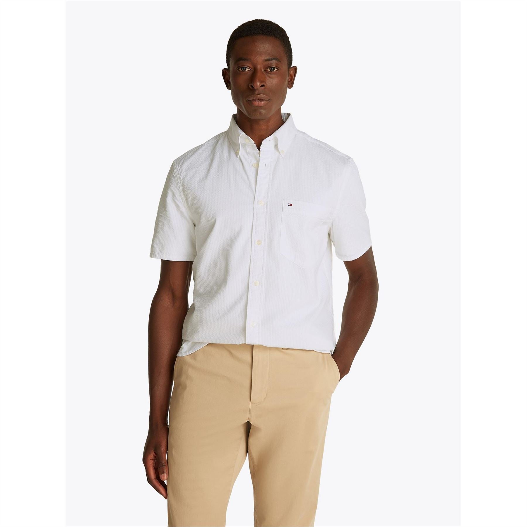 Tommy Hilfiger Regular Fit Button Down Collar Shirt