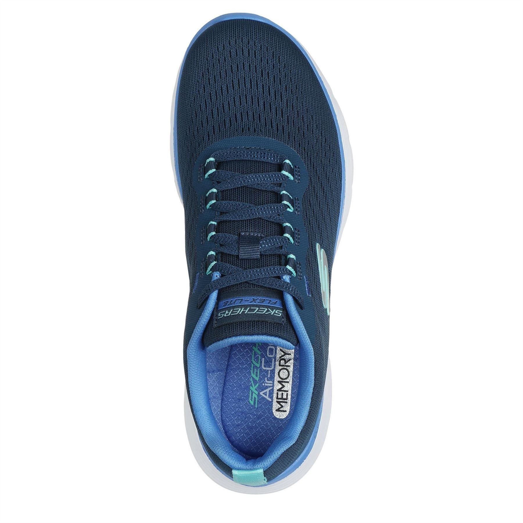Skechers Engineered Mesh Air Cool Textured Low Top Trainers