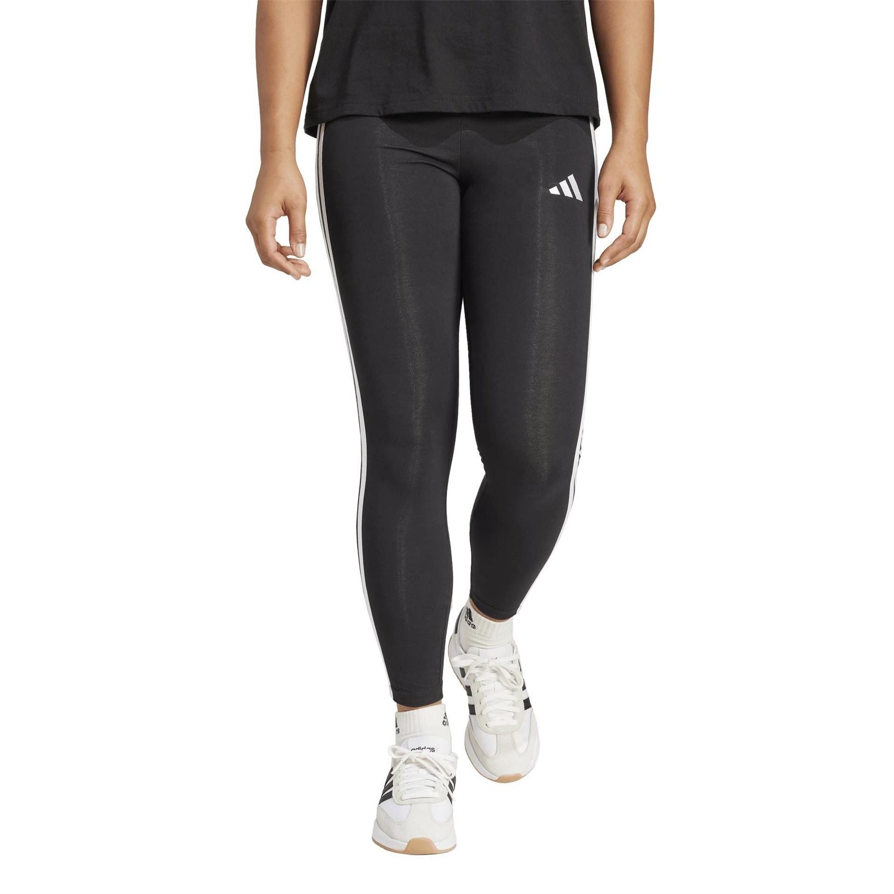 adidas Womens Essentials 3 Stripe Leggings