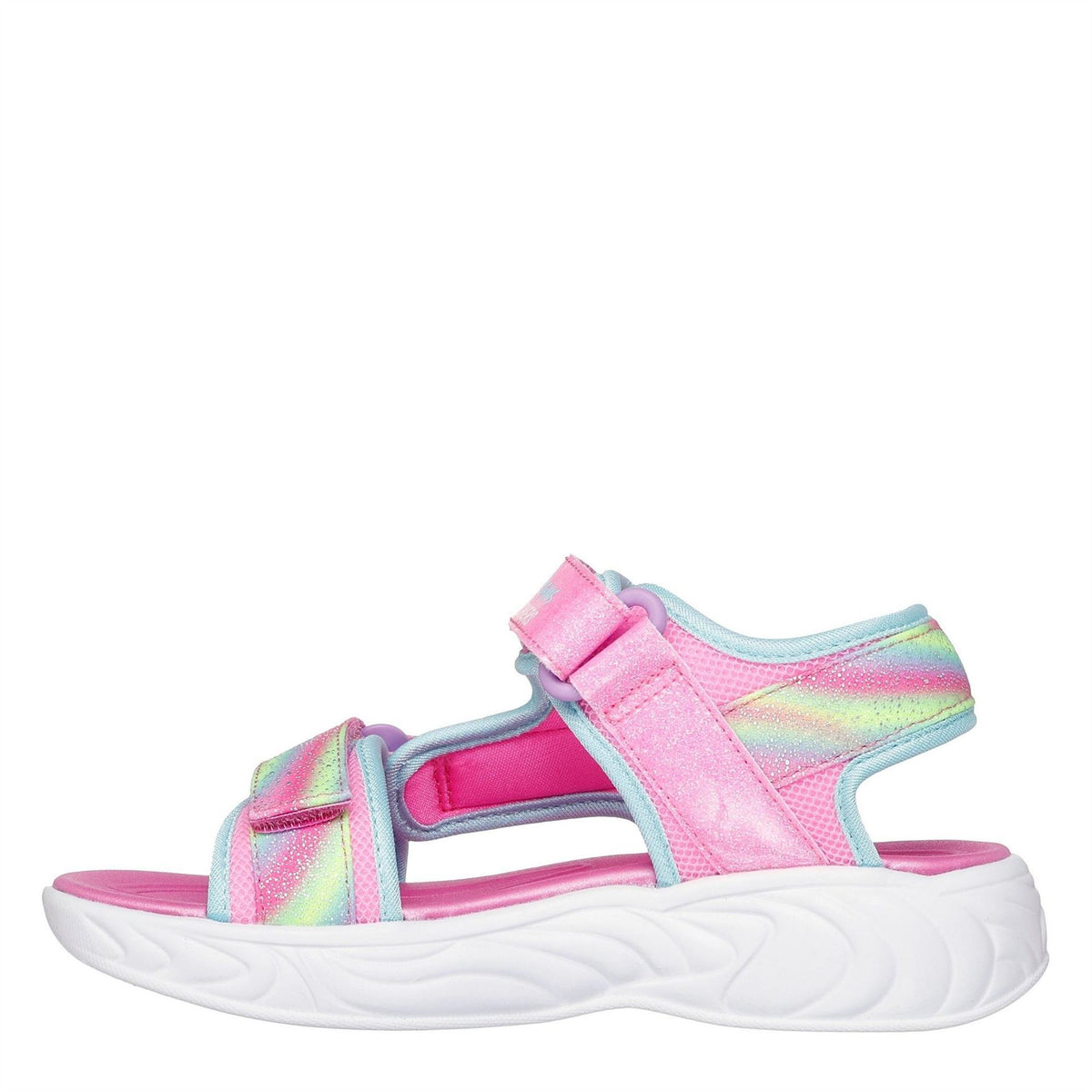 Skechers Lighted Unicorn Dreams Sandal Flat Sandals Girls