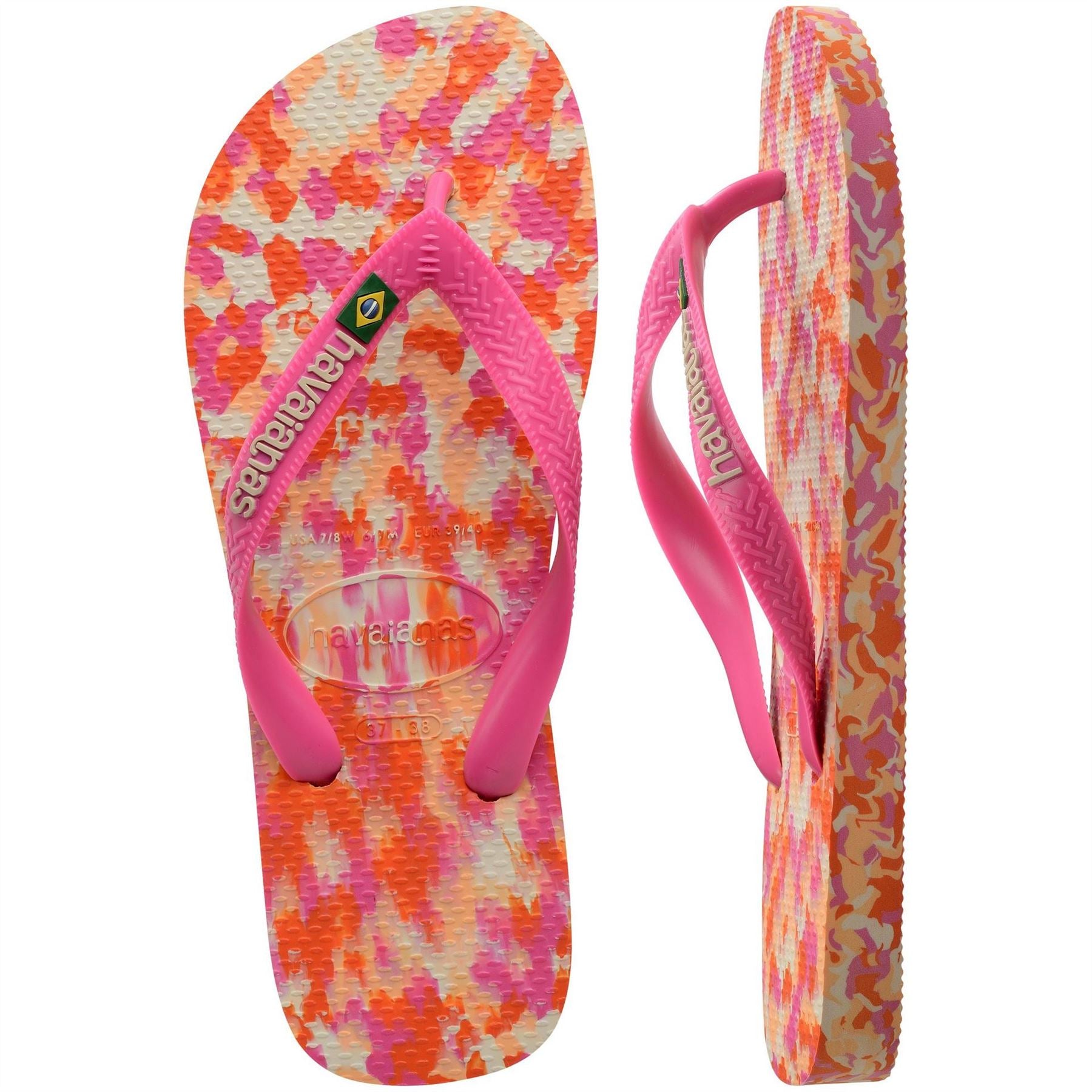 Havaianas Brasil Camo Patterned Flip Flop Sandals