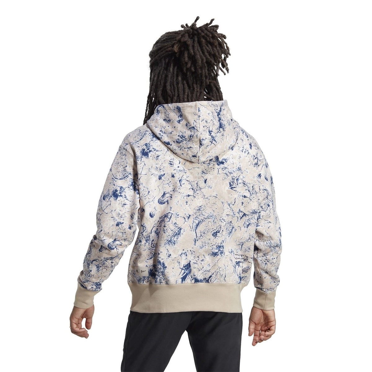 adidas Hooded Relaxed Fit Long Sleeve Sweatshirt