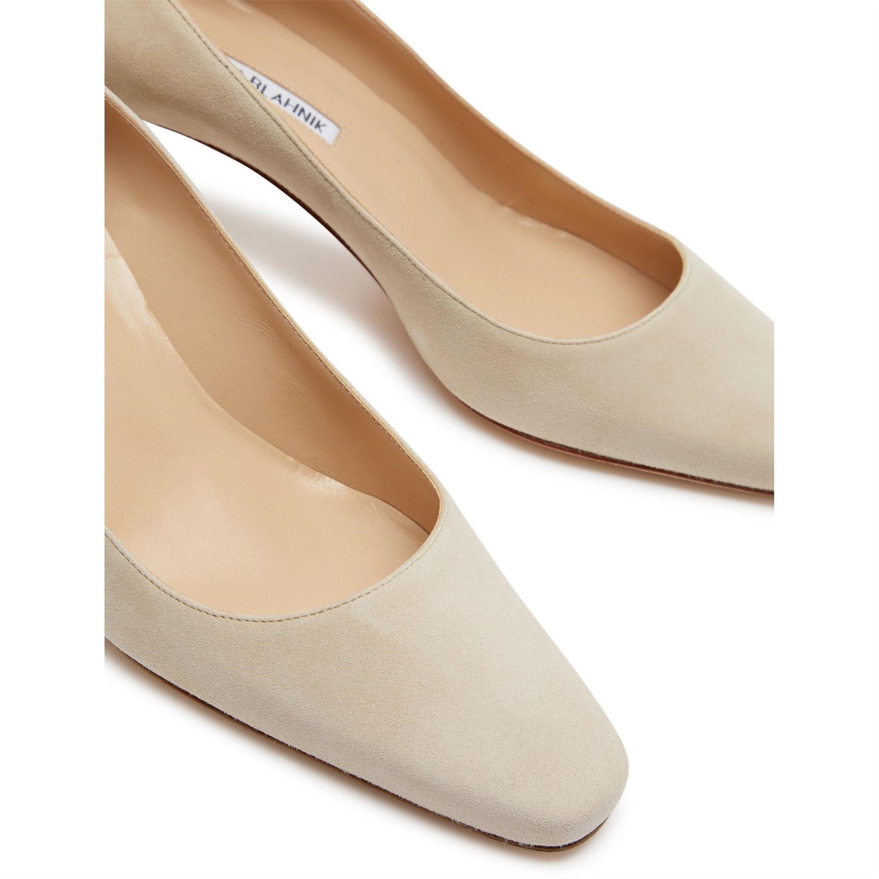 Manolo Blahnik Suede Pump 50