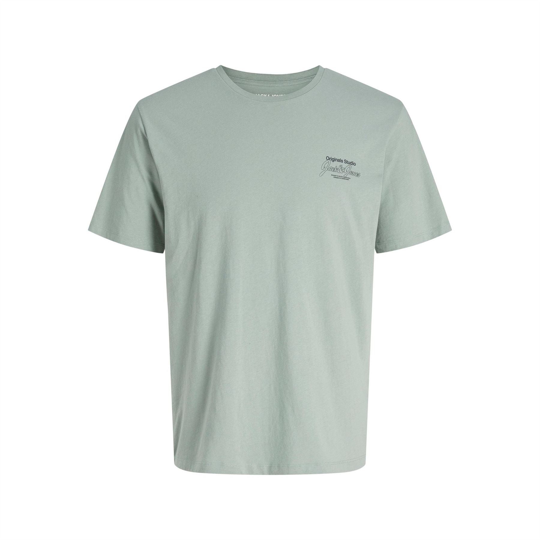 Jack and Jones Regular Fit Crew Neck Lettering T-Shirt