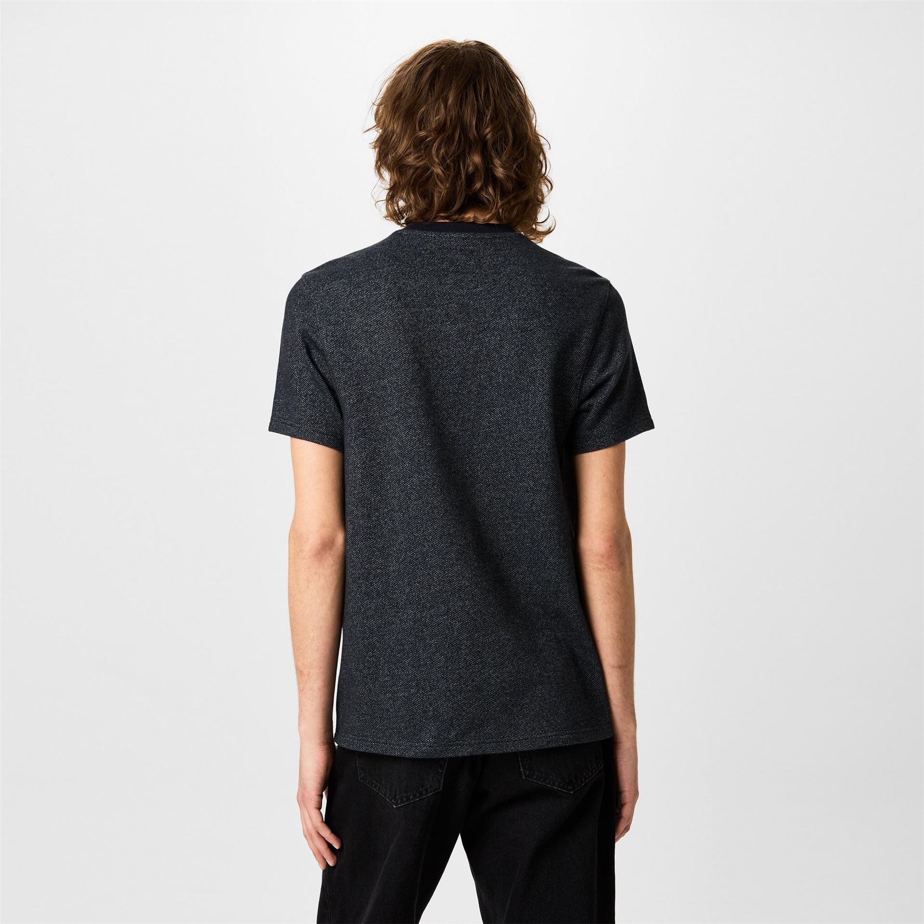 Jack Wills Ribbed Crew Neck Regular Fit T-Shirt