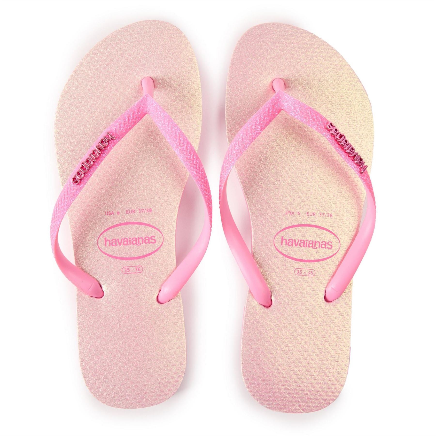 Havaianas Slim Print Thong Toe Flip Flop Sandals