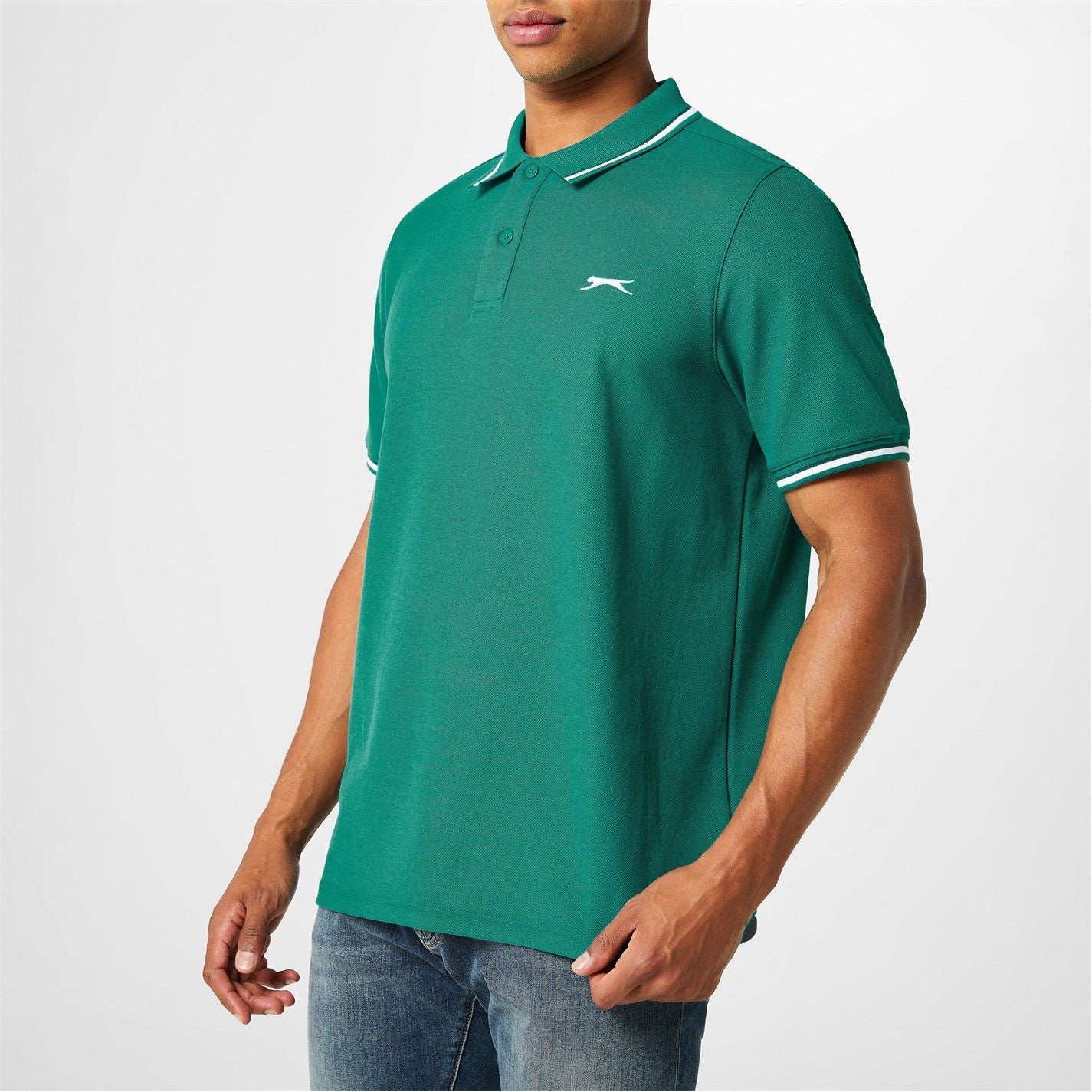 Slazenger Mens Tipped Polo Shirt