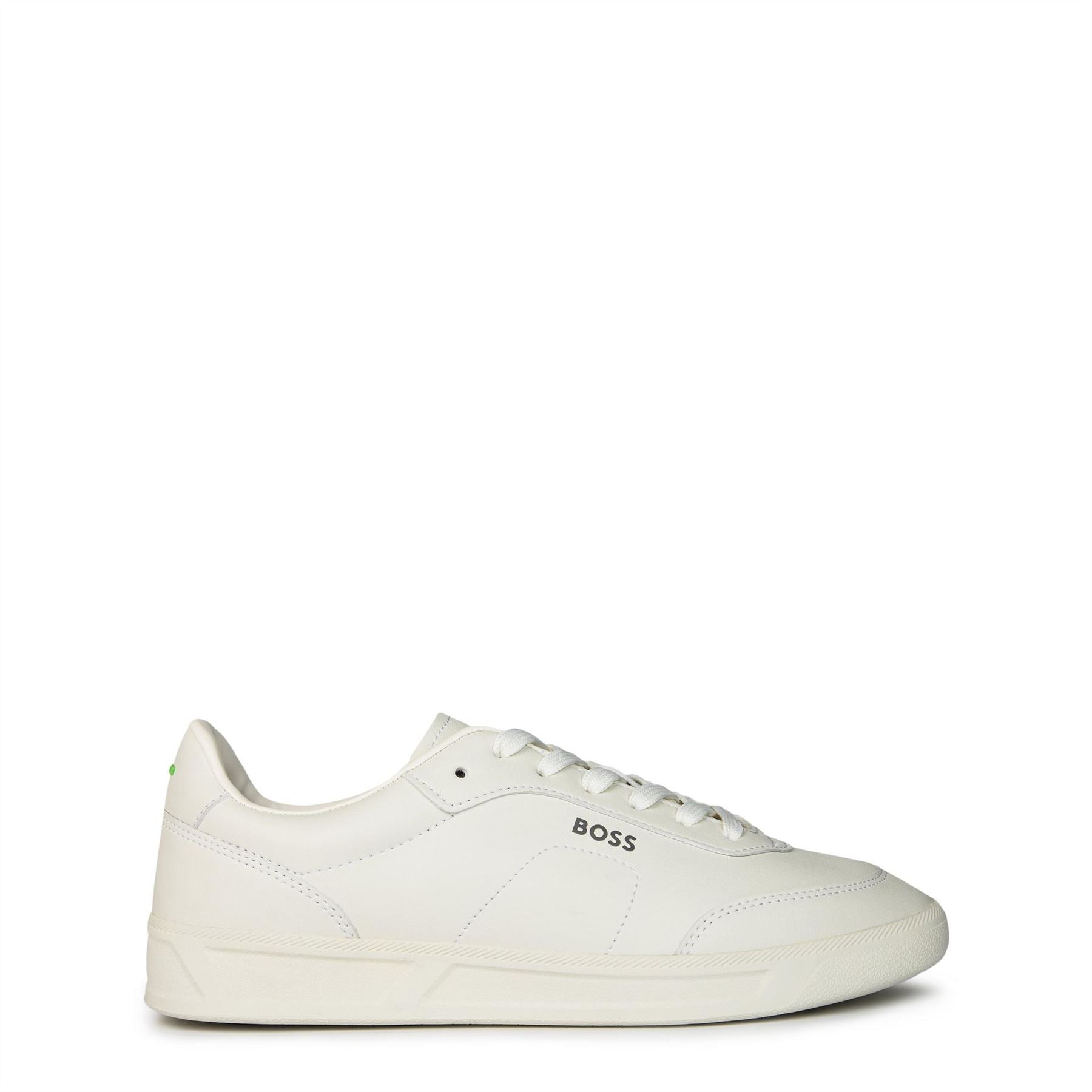 Boss BOSS Leather Trainers with Logo Detail   Premium Construction (Brandon)