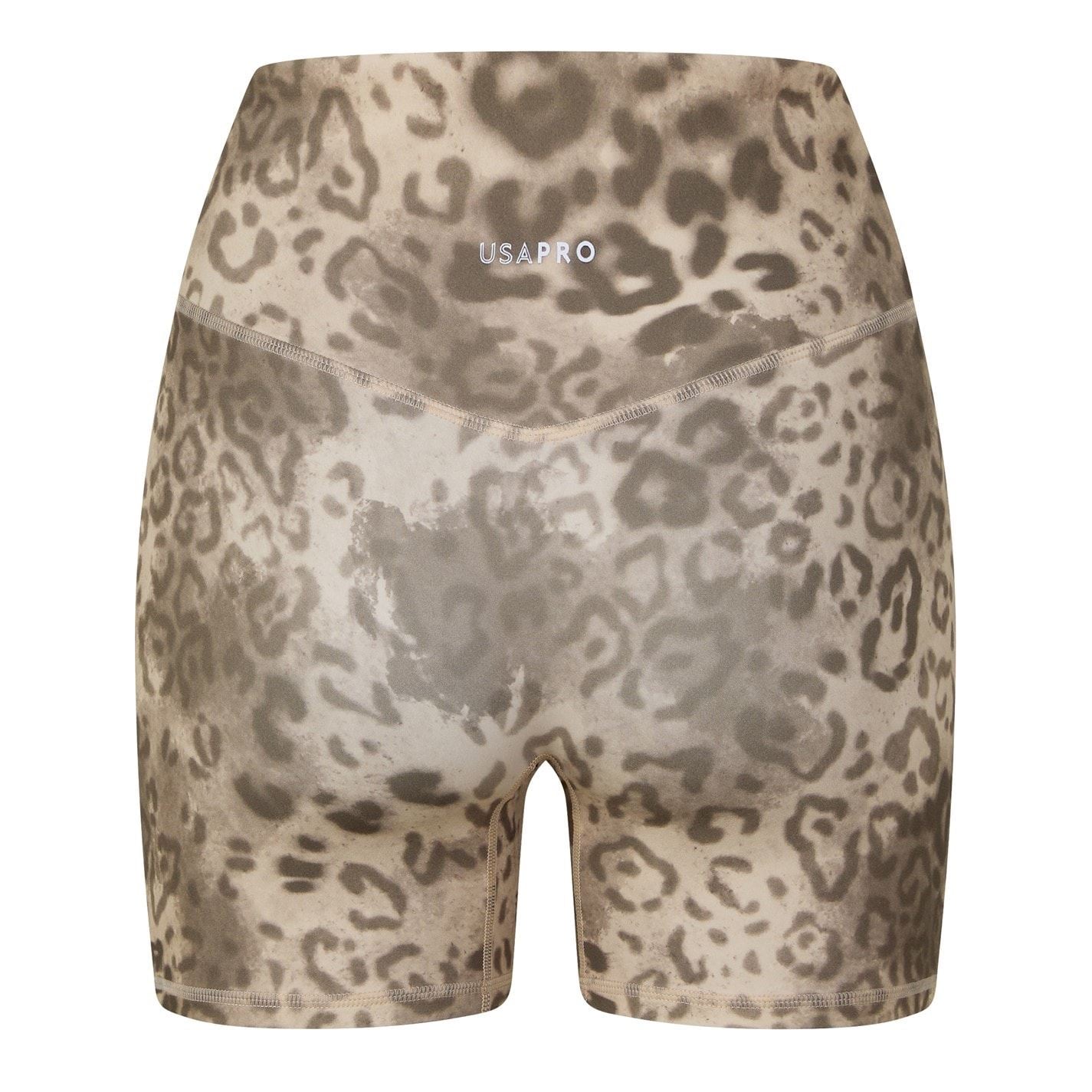 USA Pro Pro 5 Inch Slim Fit Animal Patterned Bermuda Shorts