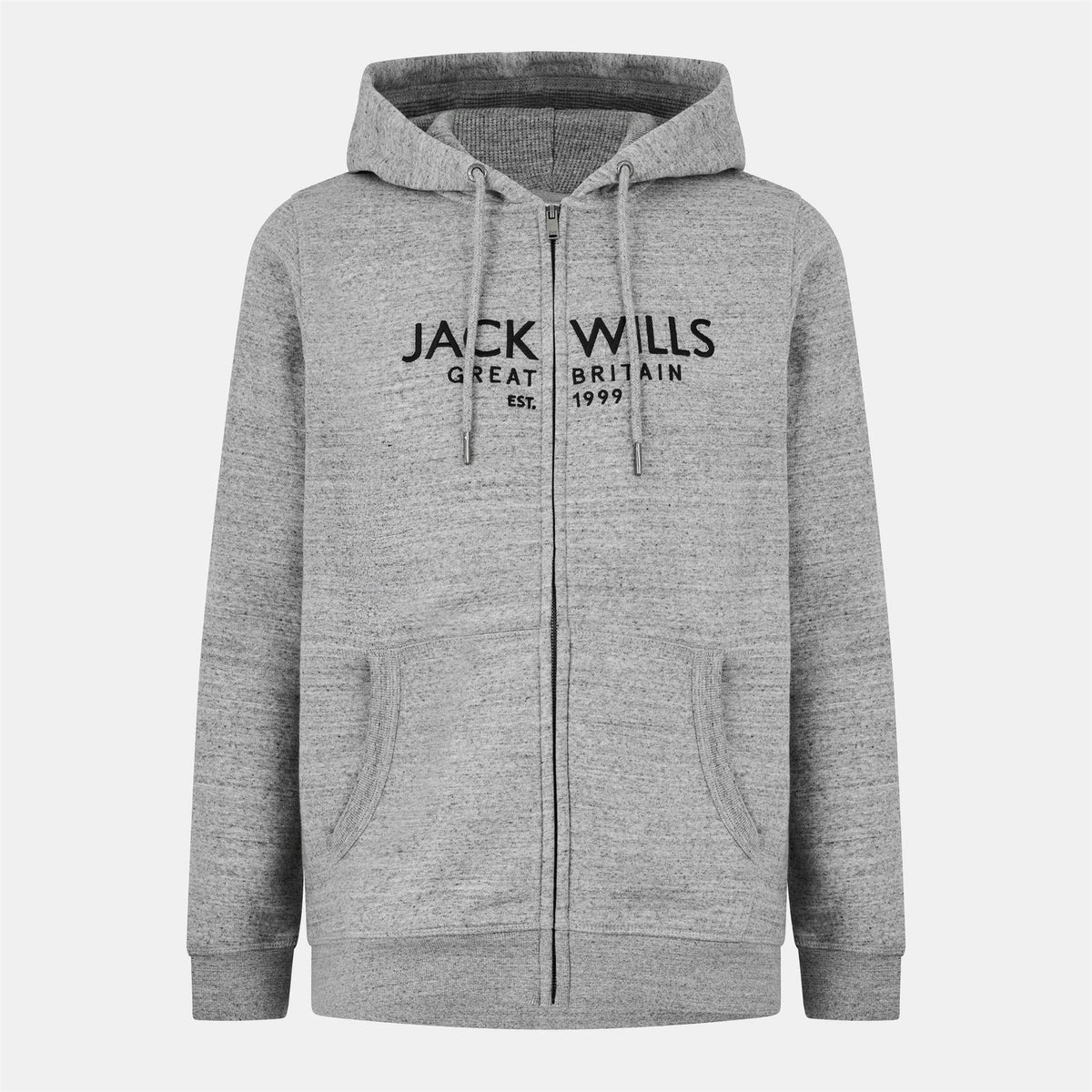 Jack Wills Mens Graphic Zip Hoodie