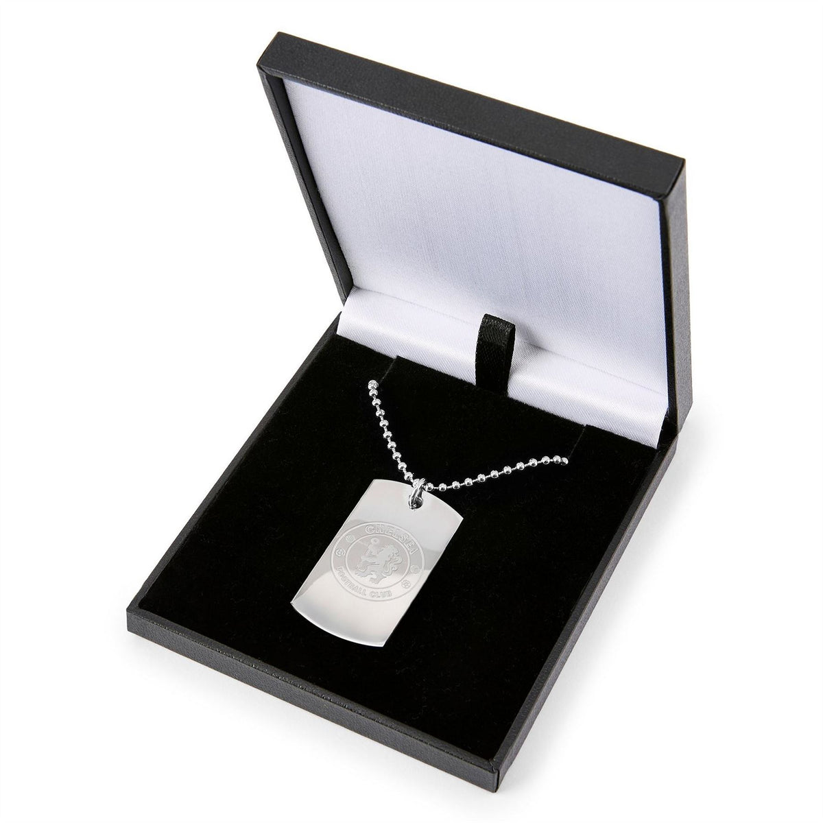 Team Officially Licensed Stainless Steel Dog Tag And Ball Chain