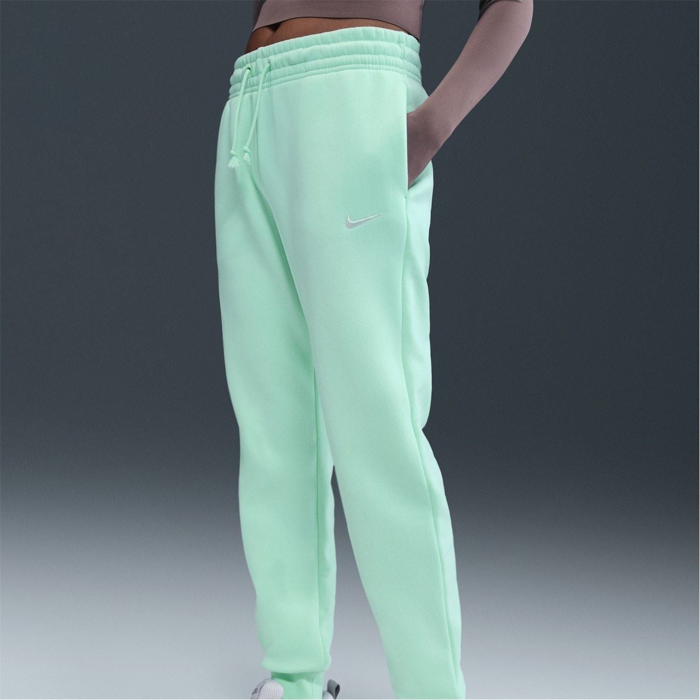 Nike Womens Sportswear Phoenix Fleece Mid Rise Sweatpants