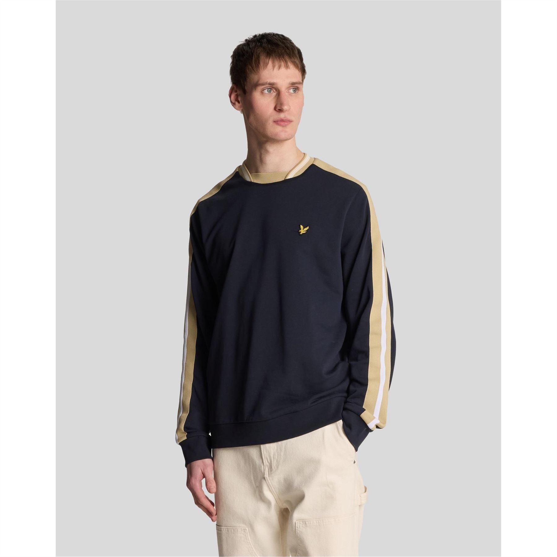 Lyle and Scott Taped Crew Sweatshirt