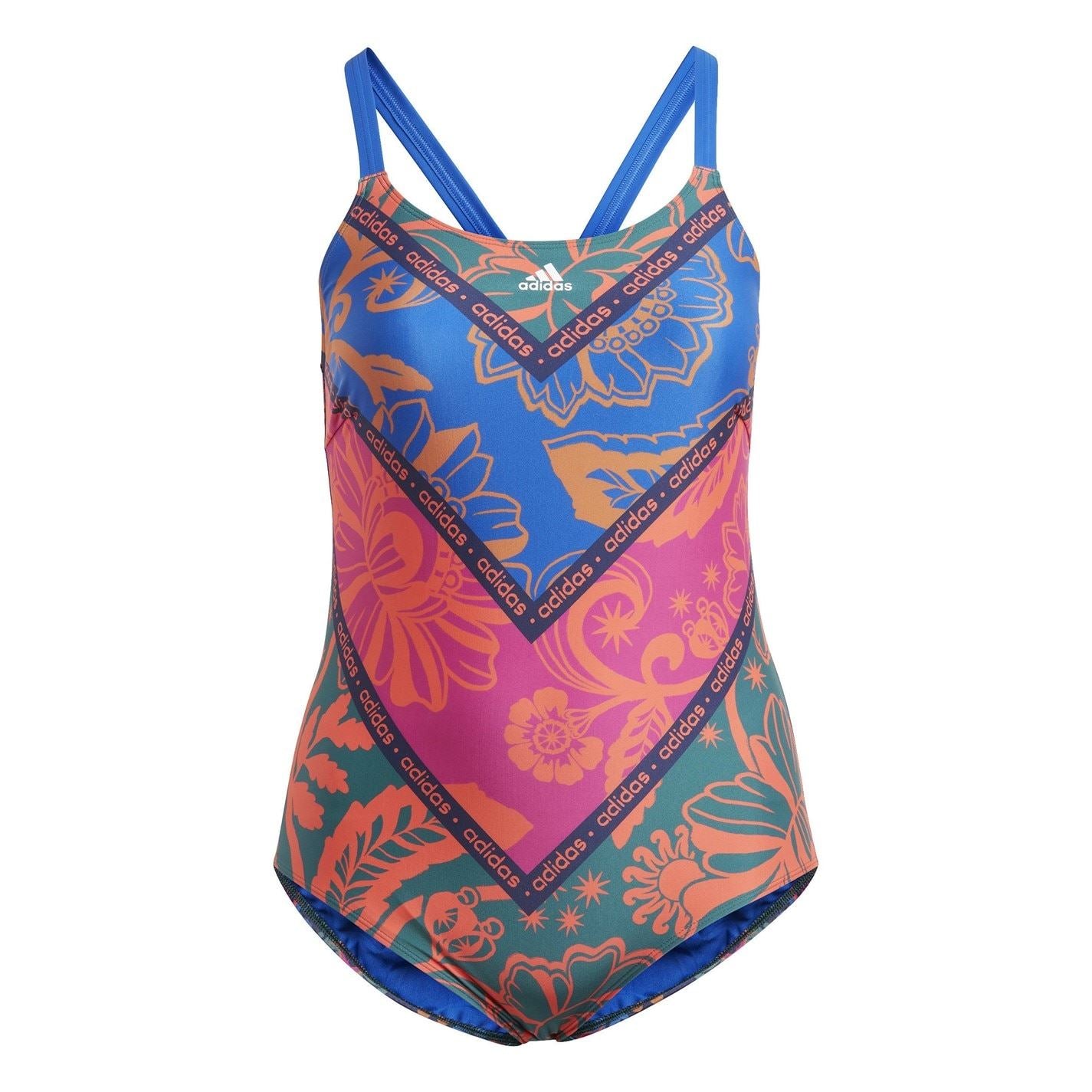 adidas Farm Floral One Piece Swimsuit