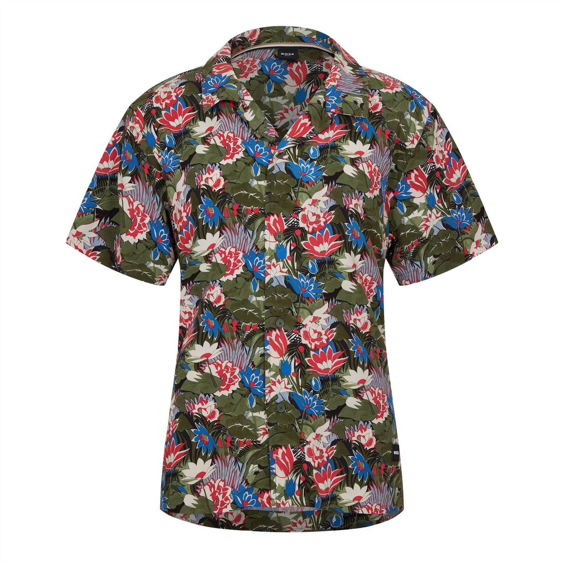 Boss BOSS Bodywear Beach Patterned Short Sleeve Shirt