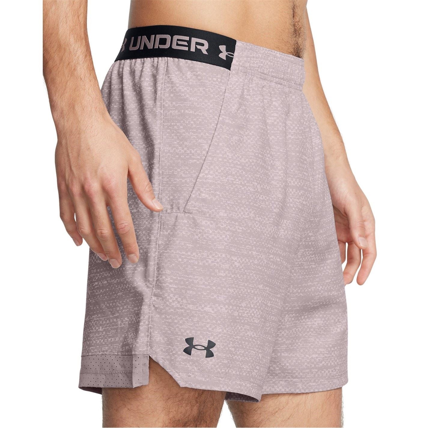 Under Armour Mens Armour Ua Vanish Woven 6in Prnt Sts Gym Shorts