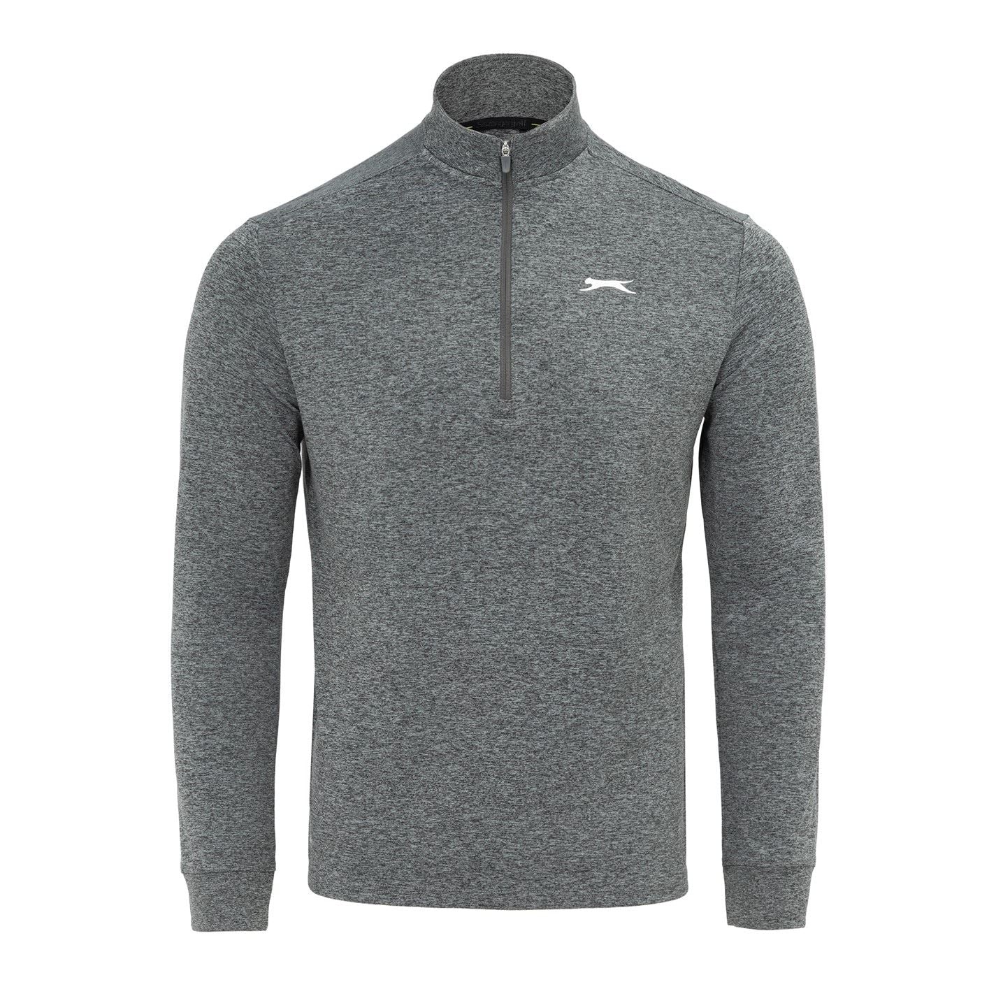 Slazenger Mens Zip Golf Pullover Top