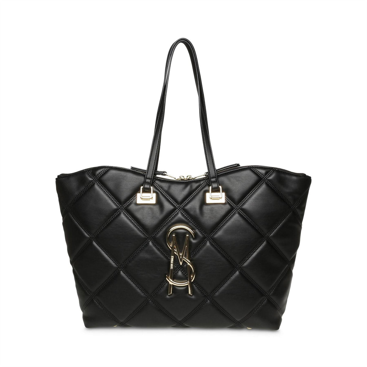 Steve Madden Bvuse Trapezoid Shape Quilted  Tote