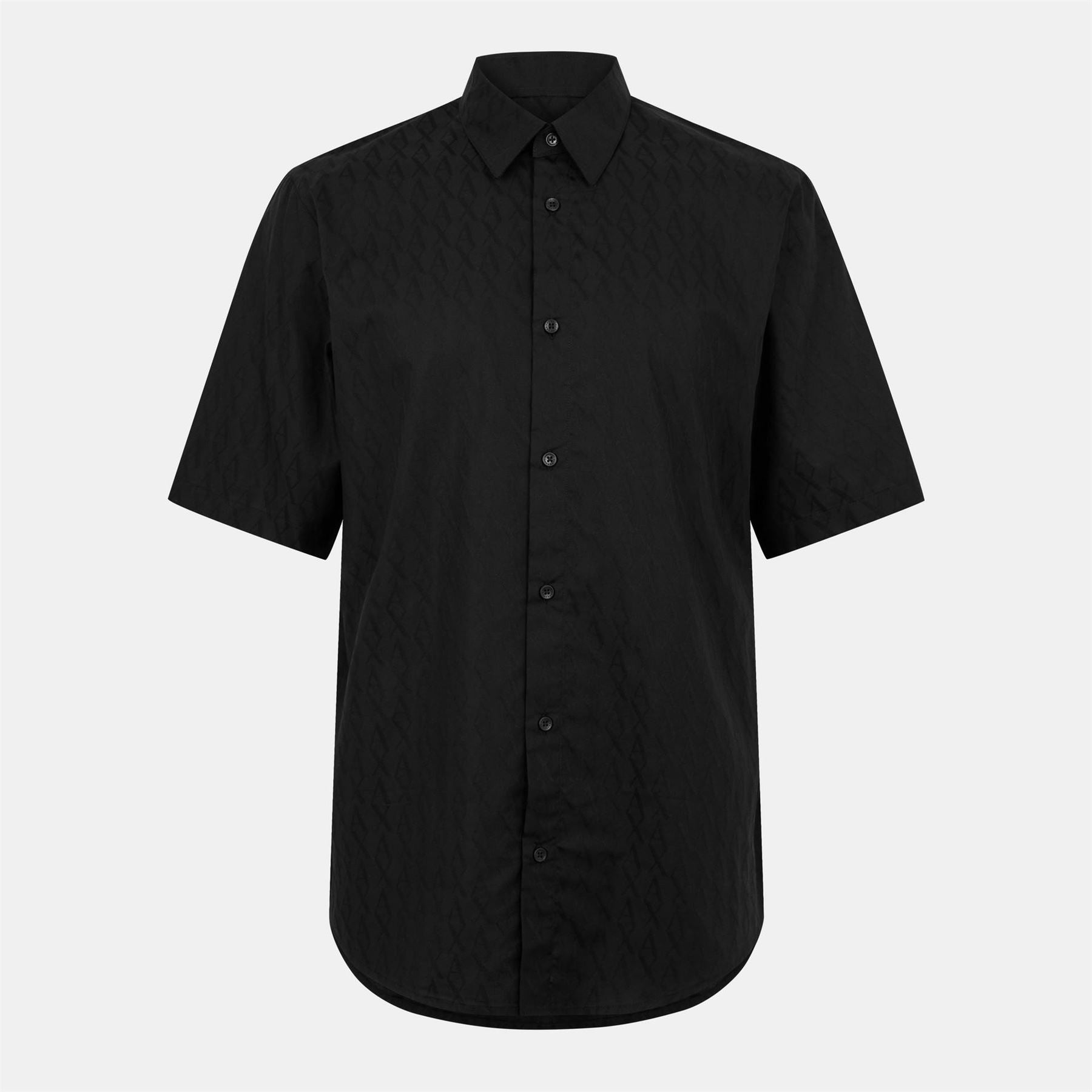 Armani Exchange Exchange Collared Neck Short Sleeve Shirt