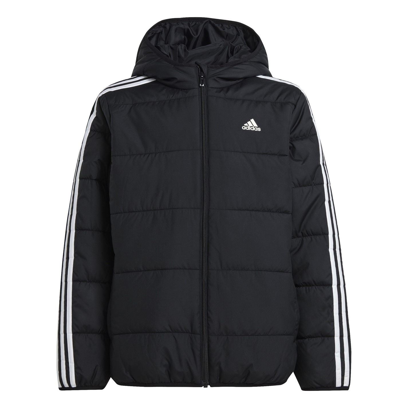 adidas Kids Essentials 3S Hooded Long Sleeve Puffer Jacket