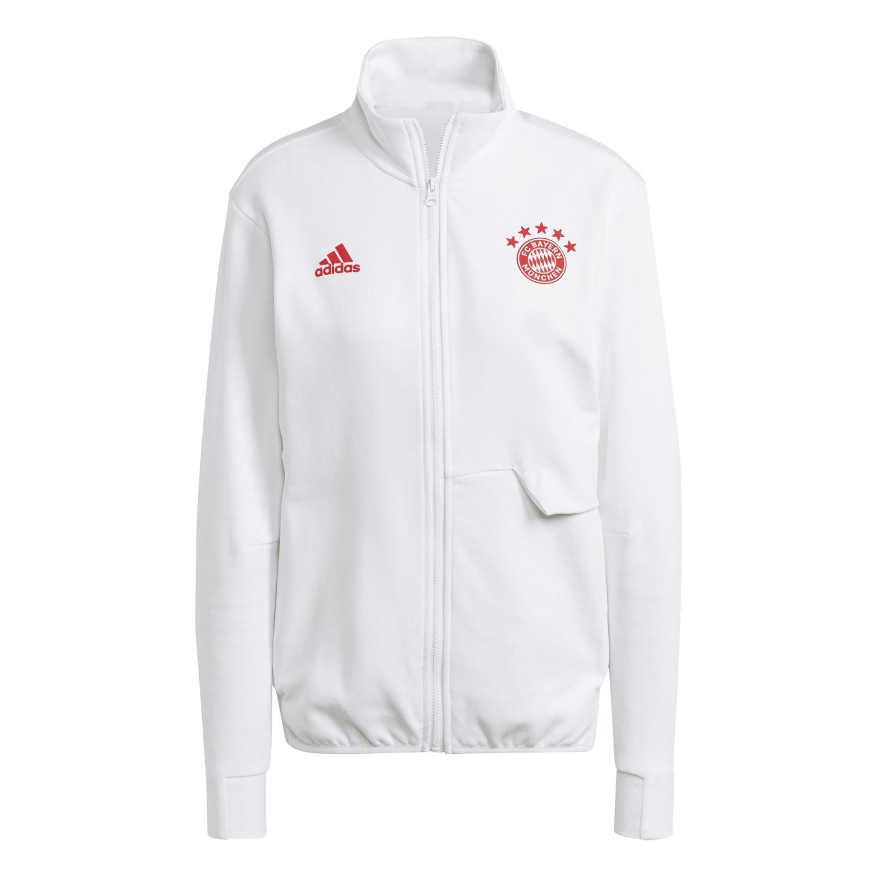 adidas Funnel Neck High Collar Long Sleeve Athletic Top