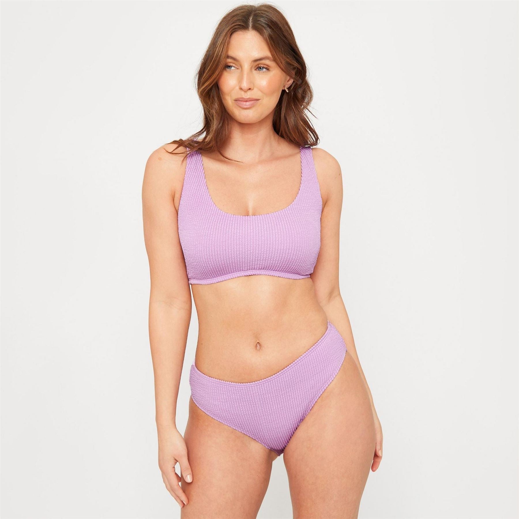 Be You Textured Bikini Bottoms