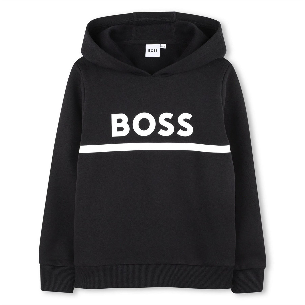 Boss Printed Logo Hooded Neck Long Sleeve Sweatshirt