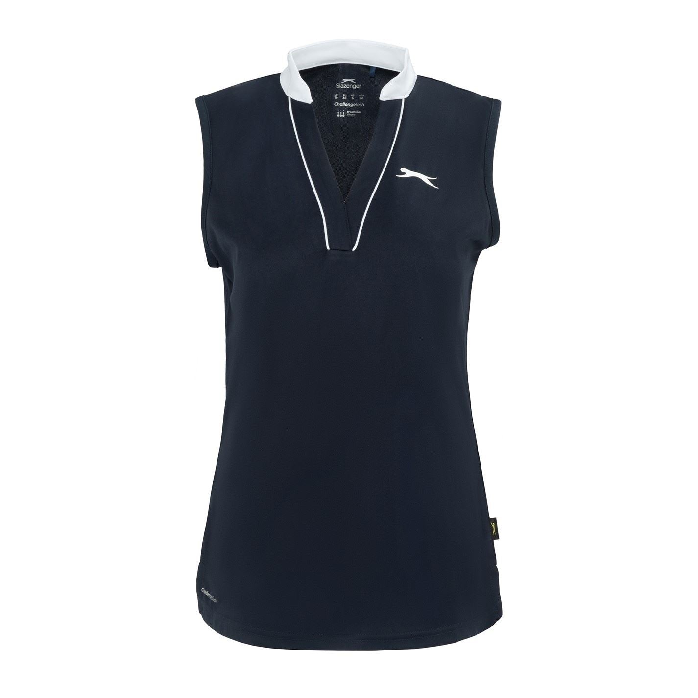 Slazenger Womens Sleeveless Polo Shirt