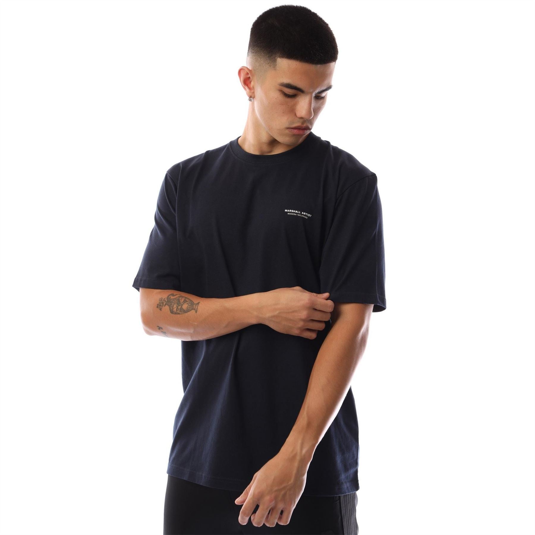 Marshall Artist Siren Box Print Crew Neck Short Sleeve T-Shirt