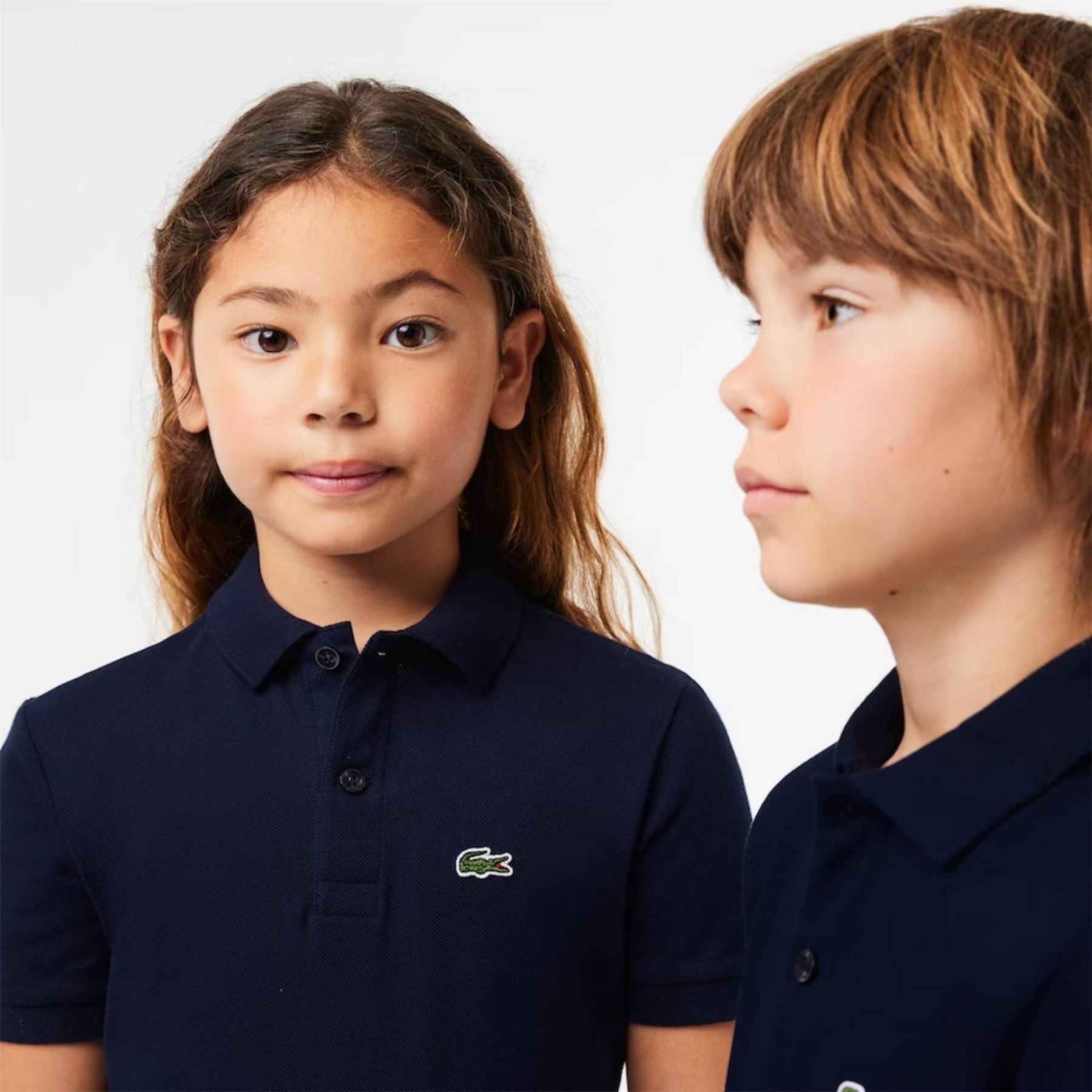 Lacoste Boys Pique Logo Polo Shirt