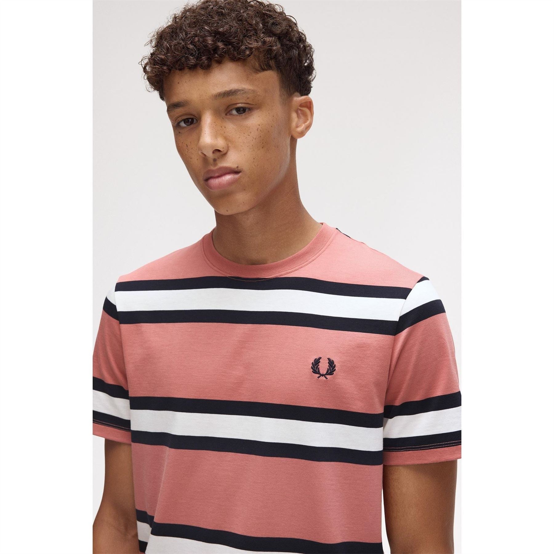 Fred Perry Bold Stripe Regular Fit T-Shirt