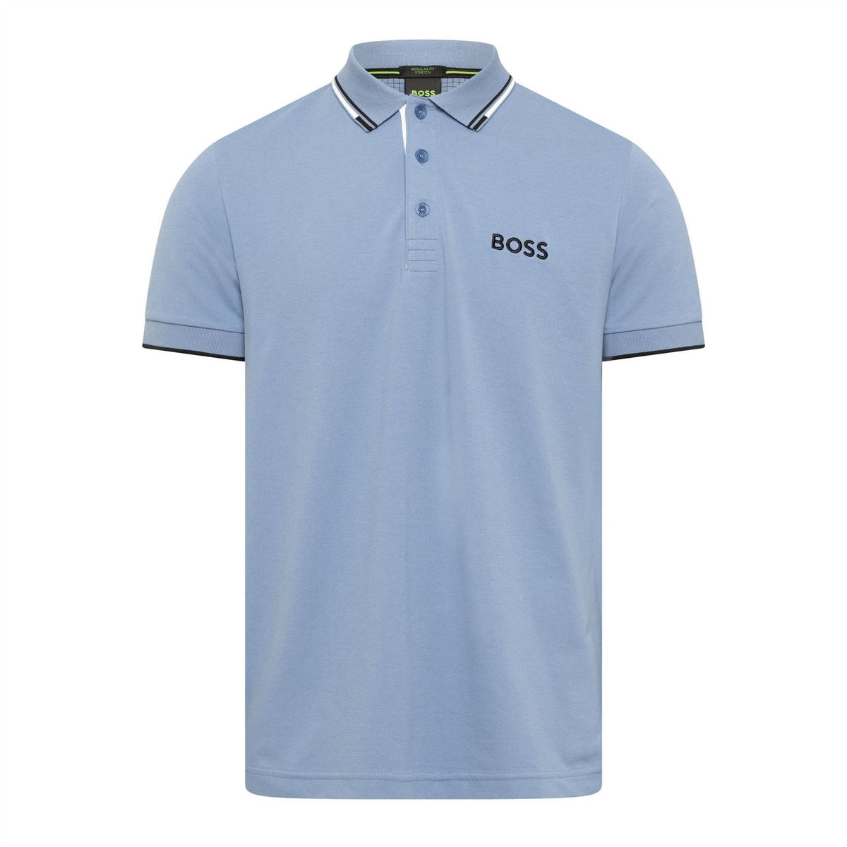 Hugo Wordmark Collared Neck Short Sleeve Regular Fit Shirt