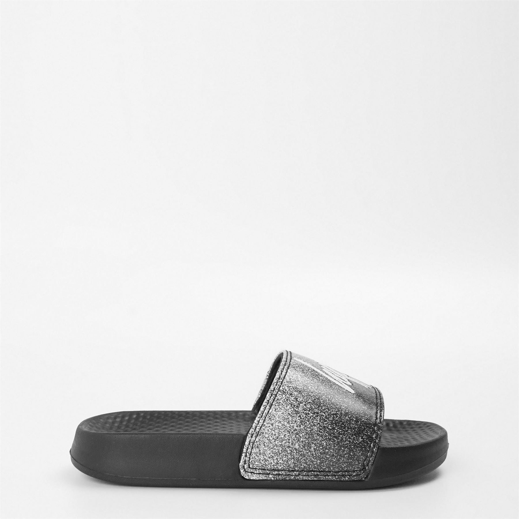 Hype Speckle Slides Flat Heel Open Toe
