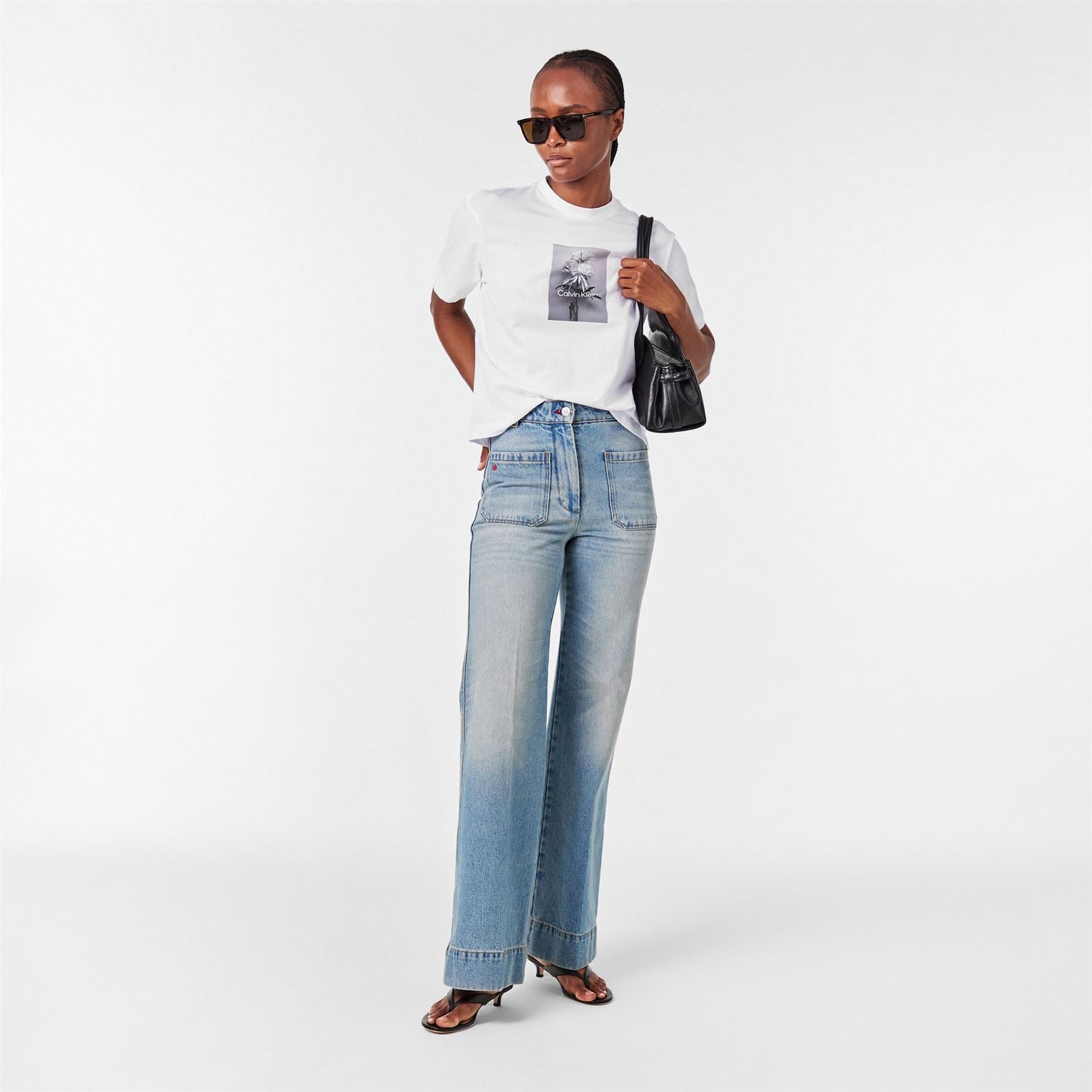 Calvin Klein Jeans Ckj Flower Box Oversized T-Shirt