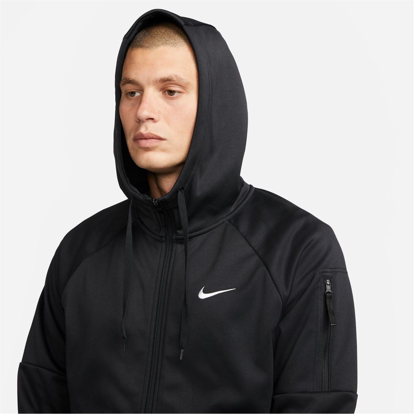 Nike Mens Dri Fit Full Zip Training Hoodie