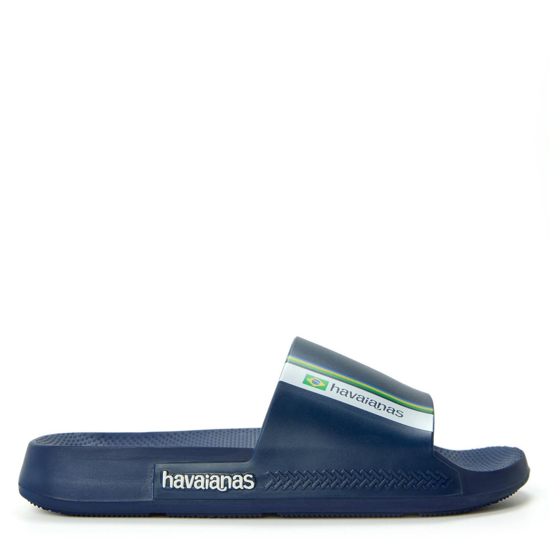 Havaianas Womens Hav. Slide Classic Logomania Black Flip Flops