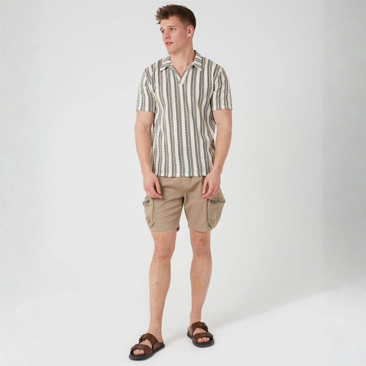 Brave Soul Cotton Twill Chino Shorts