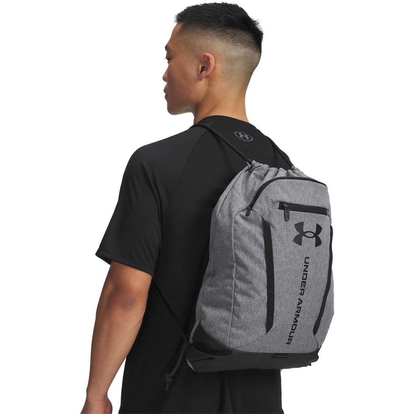 Under Armour Hustle Gym Sack Heathered Backpack