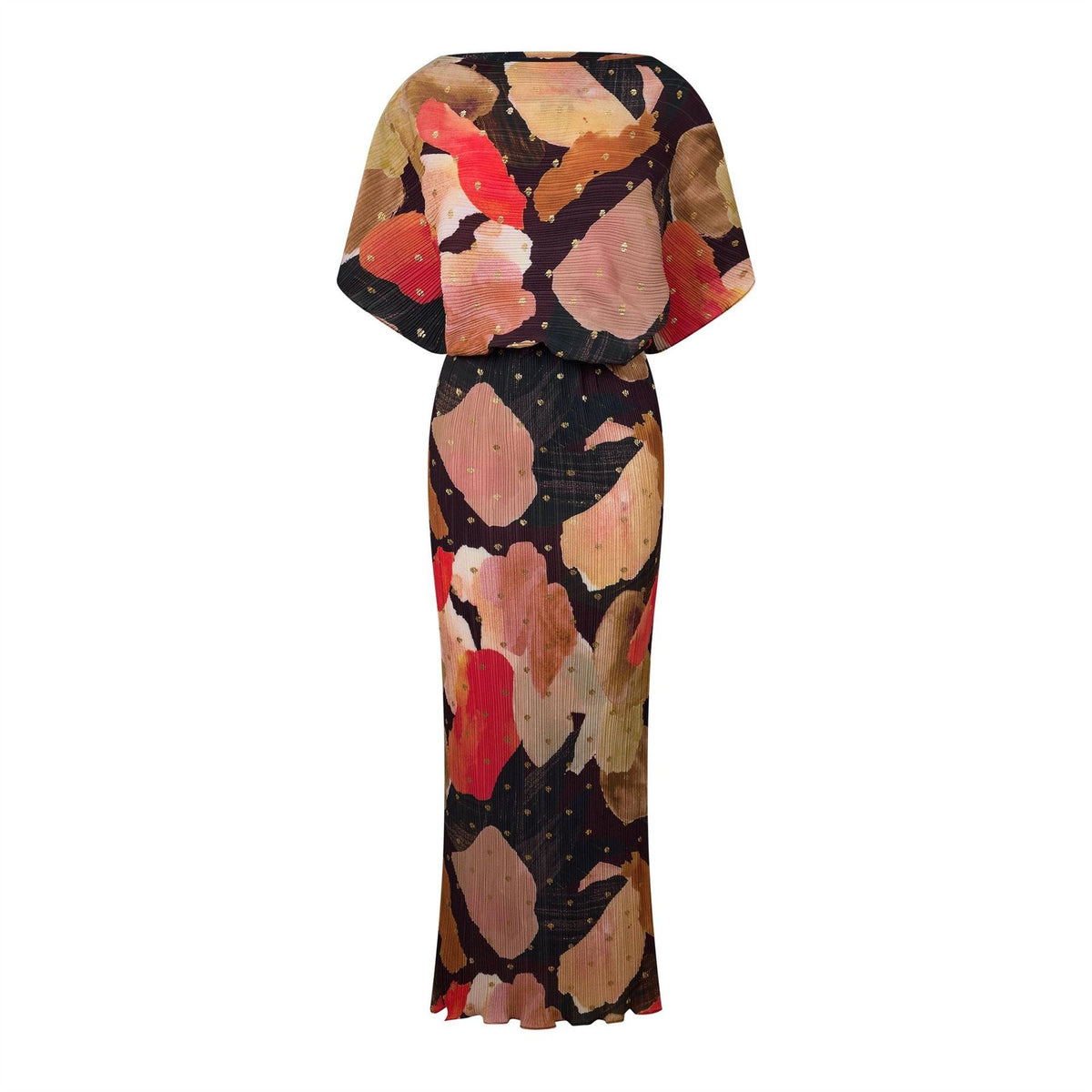 Never Fully Dressed Tilly Boat Neck Short Sleeve Maxi Dress