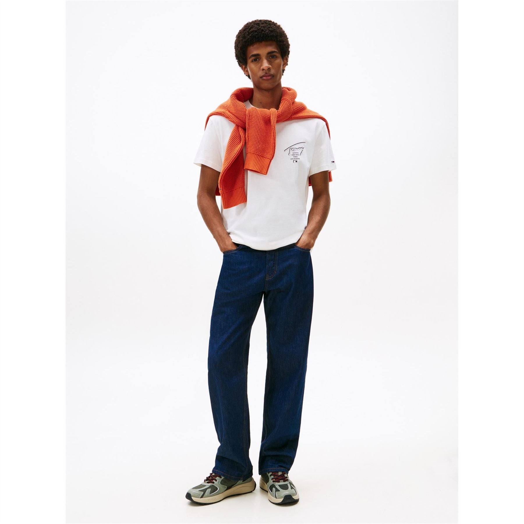 Tommy Jeans Flag Logo T-Shirt