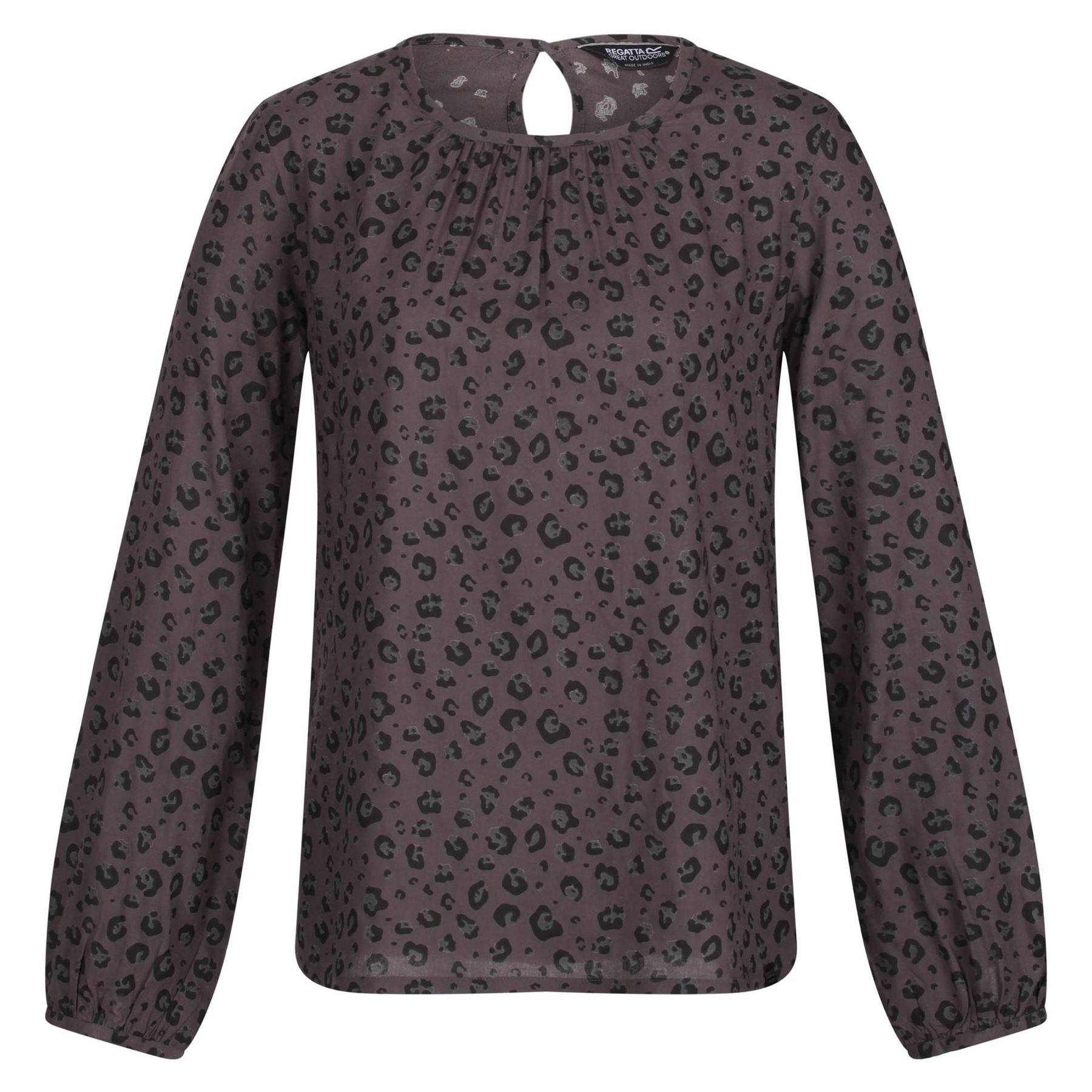 Regatta Keyhole Neck Long Sleeve Blouse
