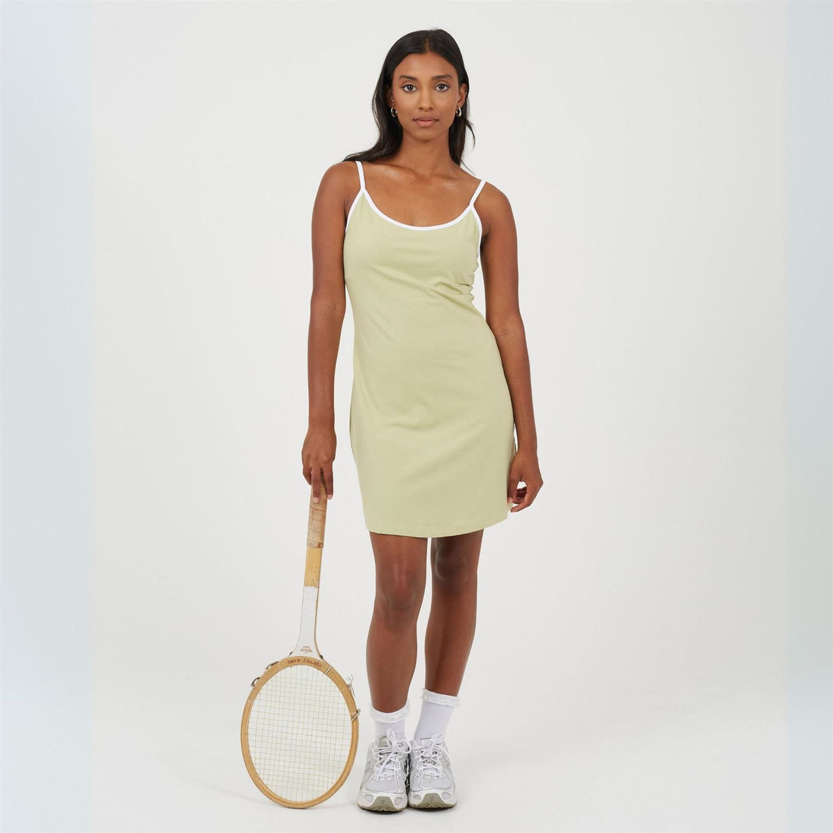 Brave Soul Spaghetti Strap Sleeveless Mini Slip Dress