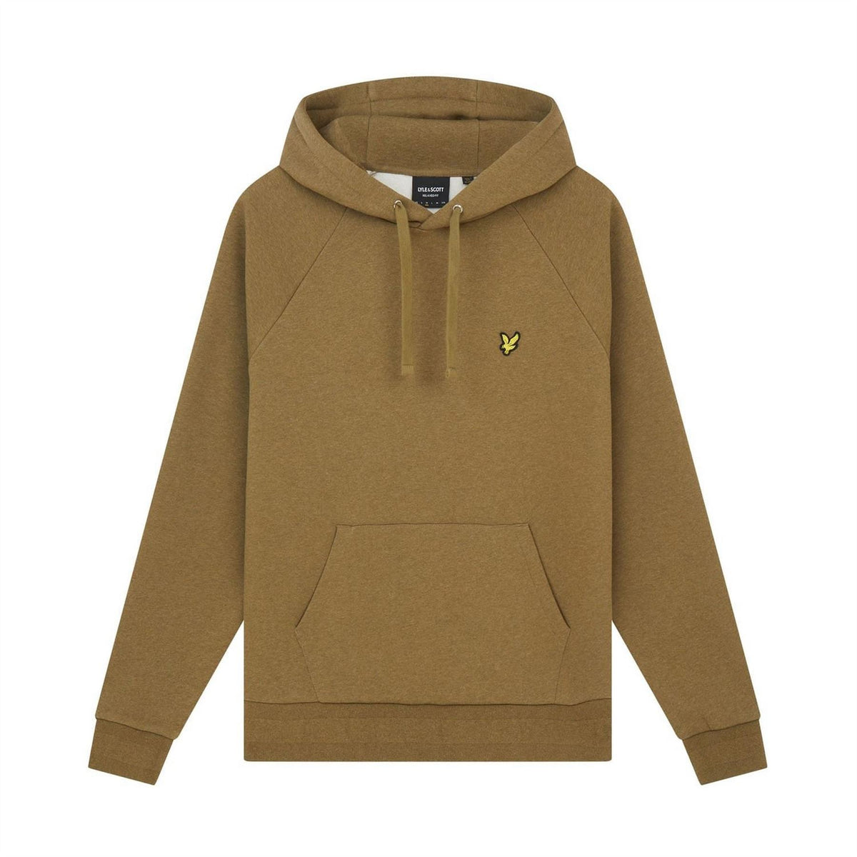 Lyle and Scott Raglan Racked Cotton Hoodie