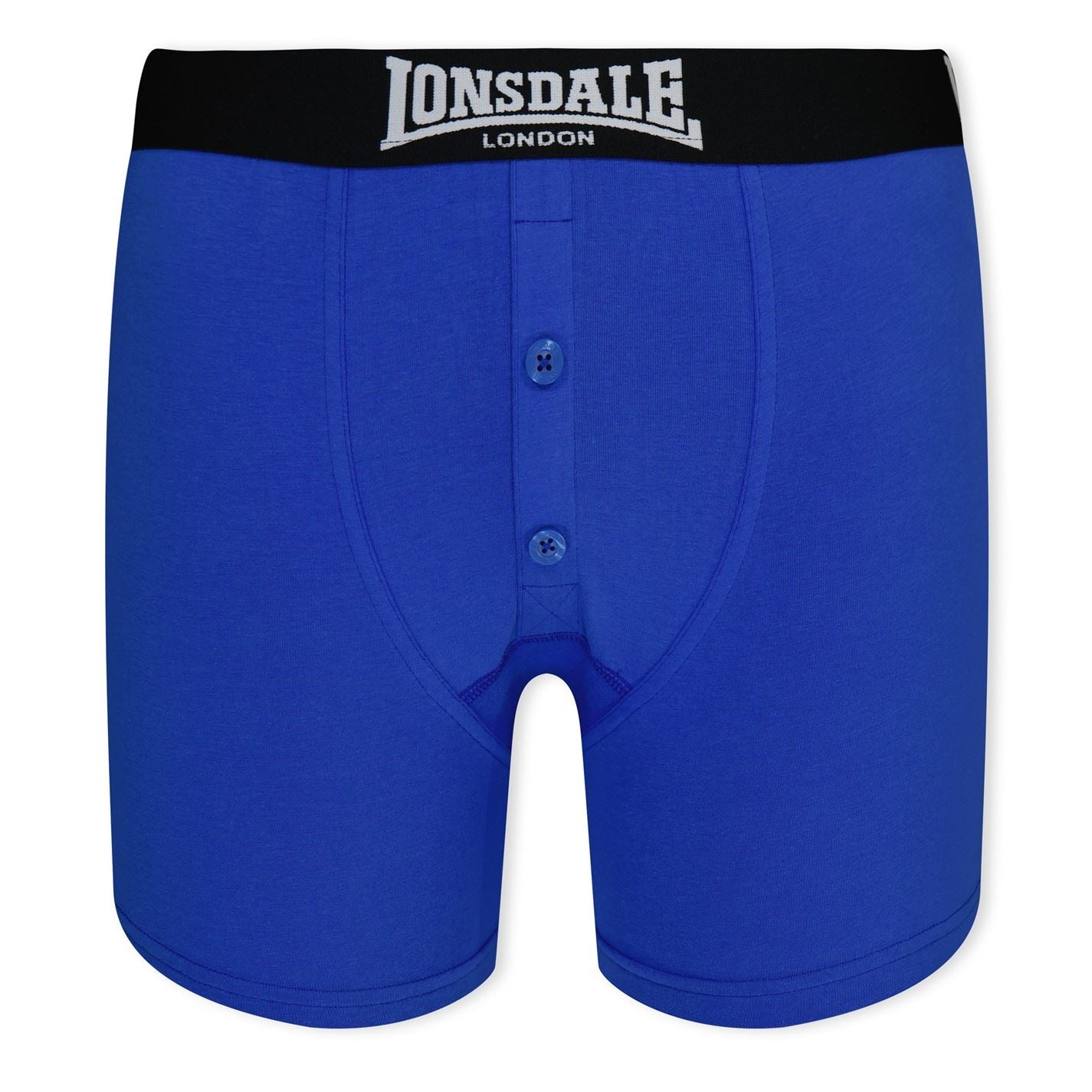 Lonsdale 2 Pack Boxer Shorts Junior