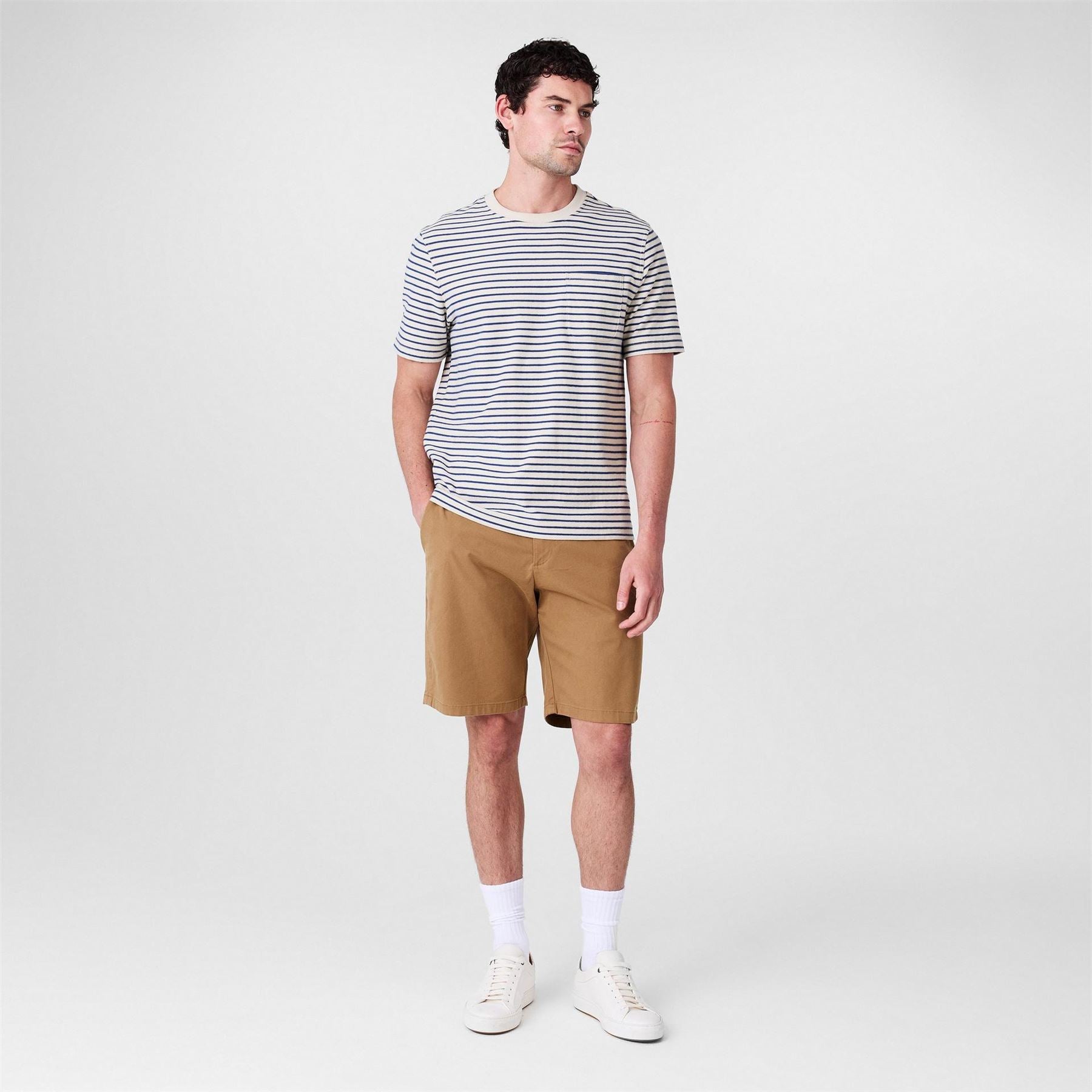Ted Baker Solid Patterned Chino Shorts