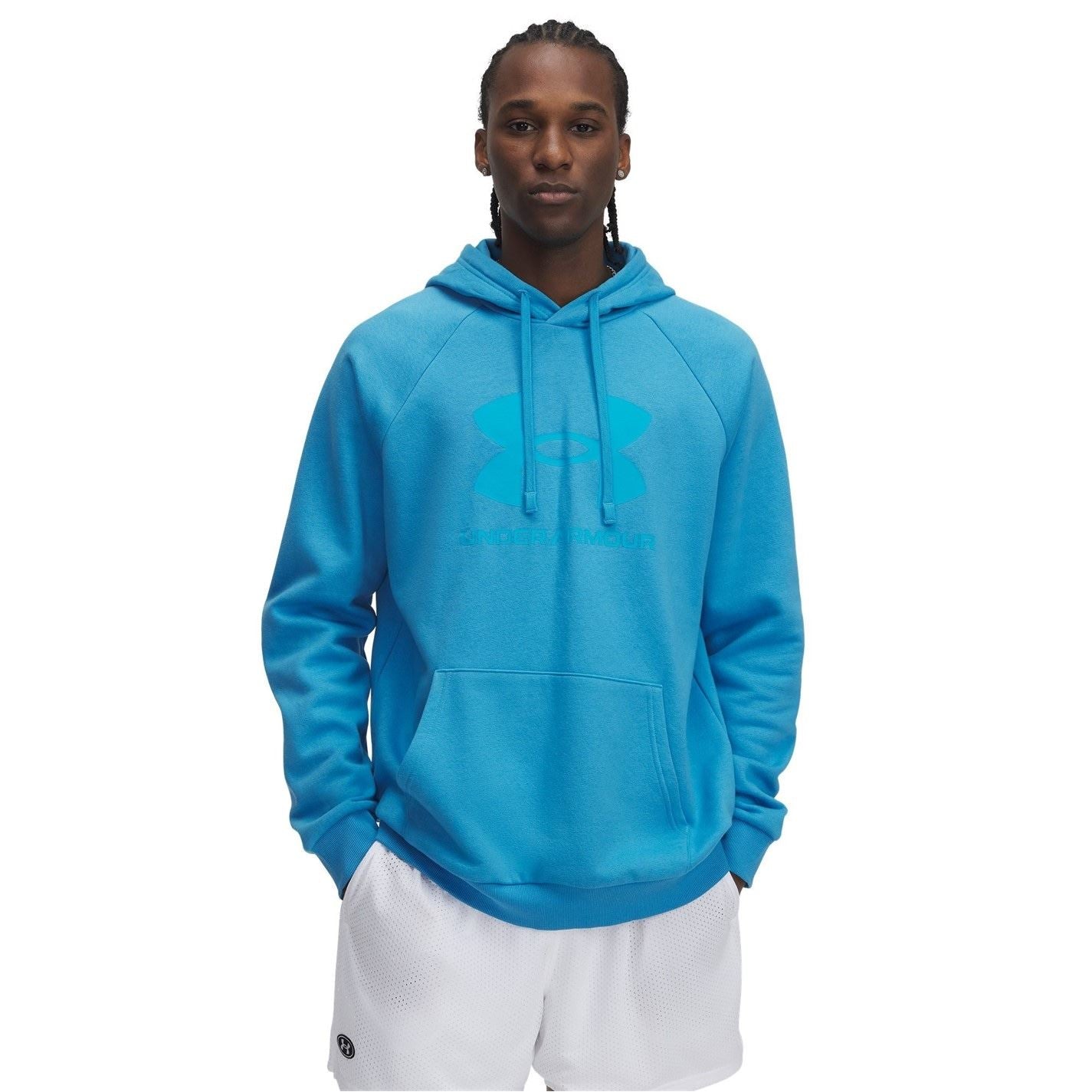 Under Armour Mens Armour Ua Rival Fleece Logo Hoody Hoody